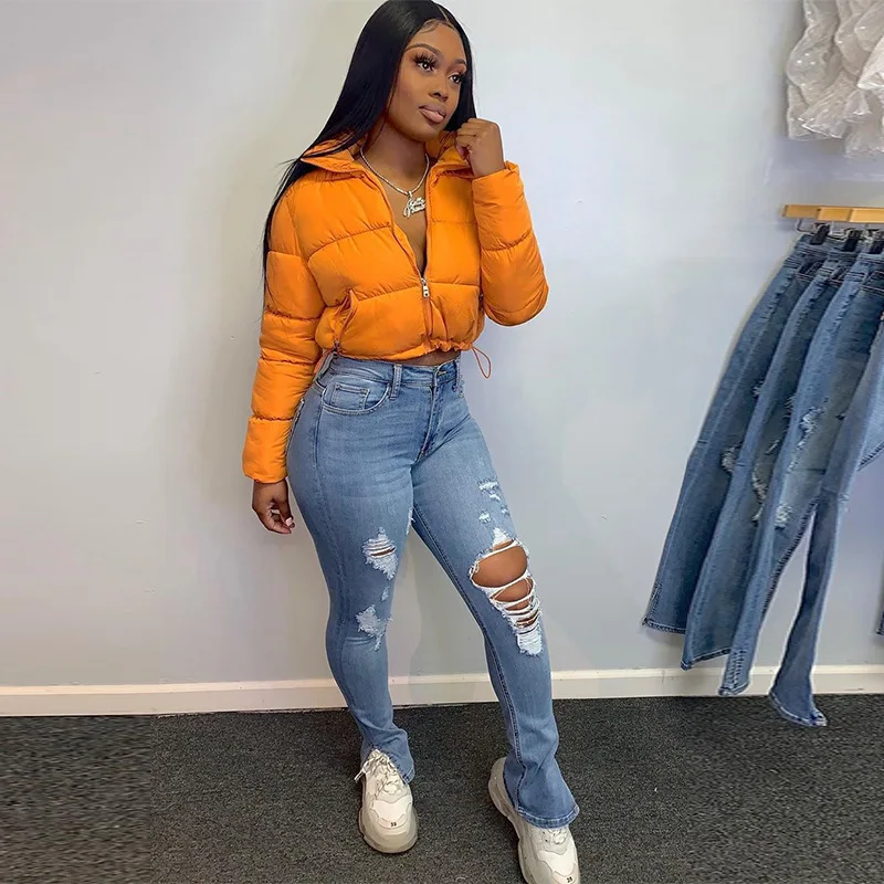 2021 Women Clothing Long Sleeve Pockets Puff Jacket Down Coats Cropped Puffer Bubble Winter Jackets
2021 Women Clothing Long Sleeve Pockets Puff Jacket Down Coats Cropped Puffer Bubble Winter Jackets