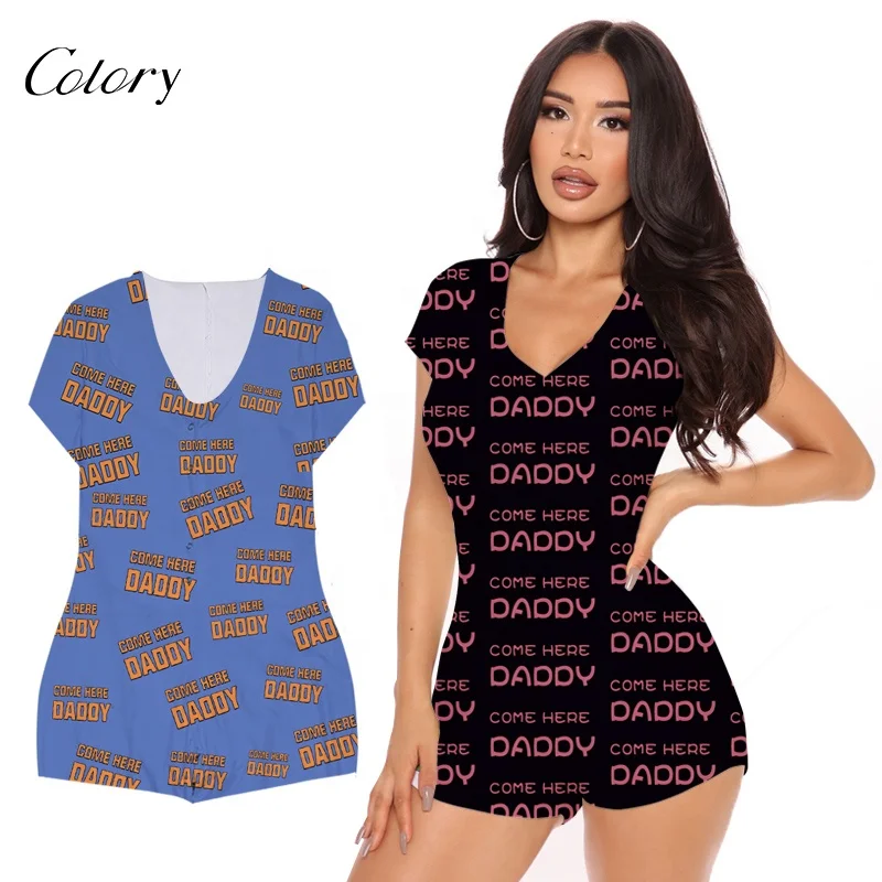 Colory Wholesale Summer Custom Printed Adult Cookie Onesie Short Sleeve Onesie For Women, Customized color
Colory Wholesale Summer Custom Printed Adult Cookie Onesie Short Sleeve Onesie For Women, Customized color