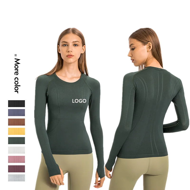 Xsunwing custom Yoga Shirts Fitness Active Wear Long Sleeve Sports Top with Thumb Hole Running Shirt recycled fabric yoga wear
Xsunwing custom Yoga Shirts Fitness Active Wear Long Sleeve Sports Top with Thumb Hole Running Shirt recycled fabric yoga wear