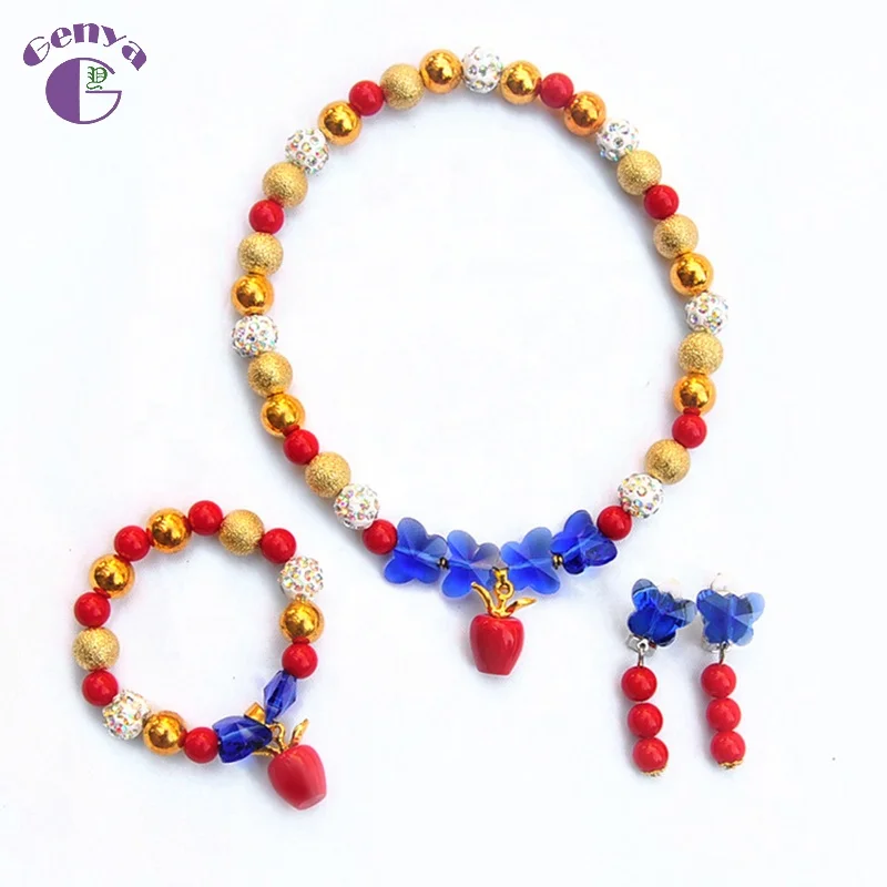 GENYA Princess necklace jewelry set dream girl accessories birthday gift for little girls, As picture
GENYA Princess necklace jewelry set dream girl accessories birthday gift for little girls, As picture