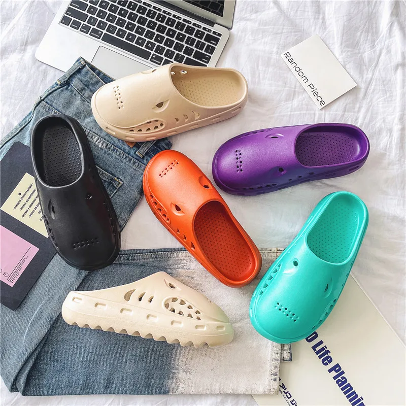2021 New Style Summer Fashion Breathable Beach Sandals Anti Slip Soft Indoor and Outdoor EVA Yeezy Slippers Close-Toe Slippers
2021 New Style Summer Fashion Breathable Beach Sandals Anti Slip Soft Indoor and Outdoor EVA Yeezy Slippers Close-Toe Slippers