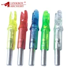 Linkboy Archery Luminous High Quality Hunting Shooting Fit 6.2mm Arrow Shaft Lighted Bow LED Glowing Arrow Nock Tail