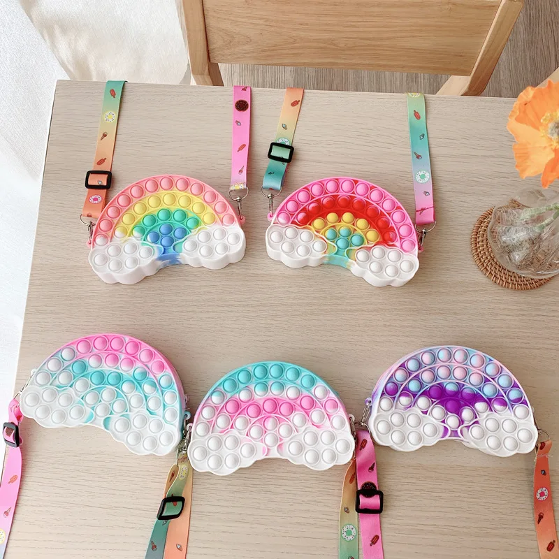 New Hot 5 Colors Popular Anxiety Relief Fidget Pressing Soft Silicone Rainbow Clouds Pop Bag For Kids, Picture
New Hot 5 Colors Popular Anxiety Relief Fidget Pressing Soft Silicone Rainbow Clouds Pop Bag For Kids, Picture