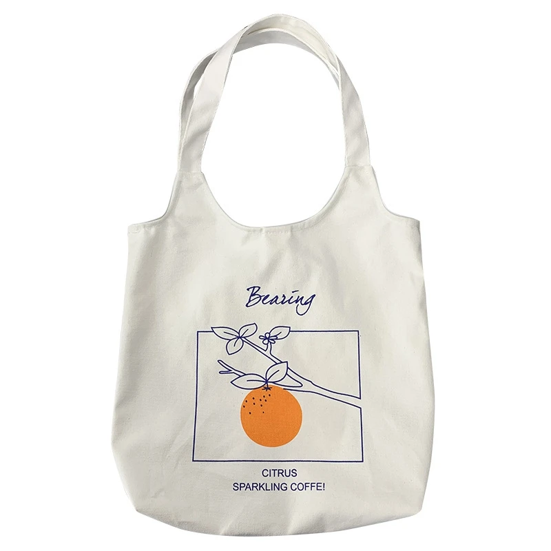 W&G 2021 New Fruit Orange Canvas Bag Female Literary Japanese Student Vest Ins Simple Portable Printing Shoulder Bag
W&G 2021 New Fruit Orange Canvas Bag Female Literary Japanese Student Vest Ins Simple Portable Printing Shoulder Bag