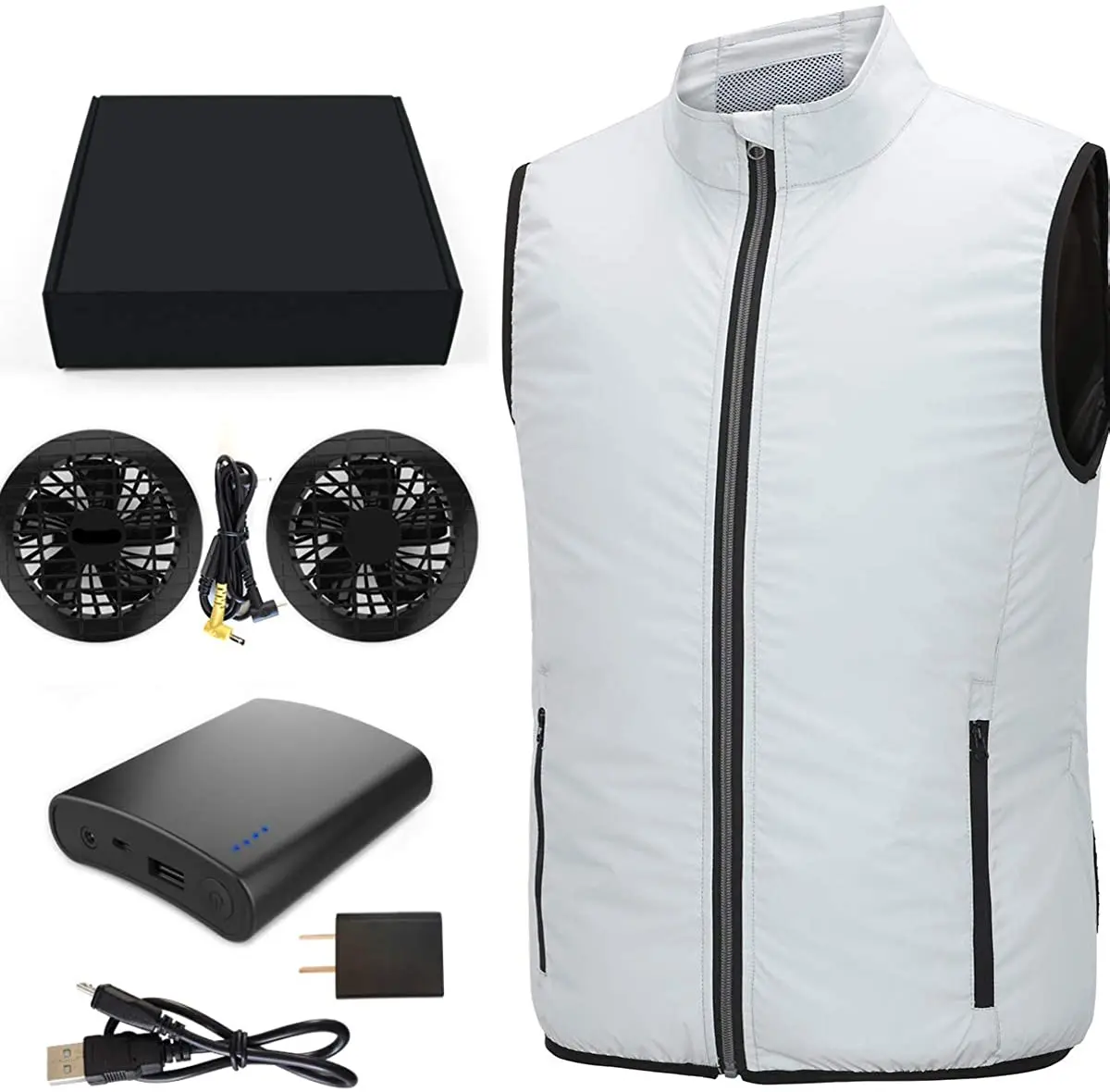 MIDIAN Air Condition Vest Golf Cooling Clothing Outdoor Casual Cool Down Waistcoat Fan Vest with Cooling Fan Jacket For Summer
MIDIAN Air Condition Vest Golf Cooling Clothing Outdoor Casual Cool Down Waistcoat Fan Vest with Cooling Fan Jacket For Summer