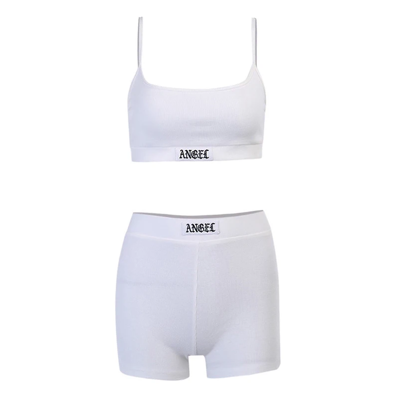 Factory Wholesale Ladies Yoga Fitness Two Piece Suit Sleeveless Sling Top Tight Shorts Suit, Customized color
Factory Wholesale Ladies Yoga Fitness Two Piece Suit Sleeveless Sling Top Tight Shorts Suit, Customized color
