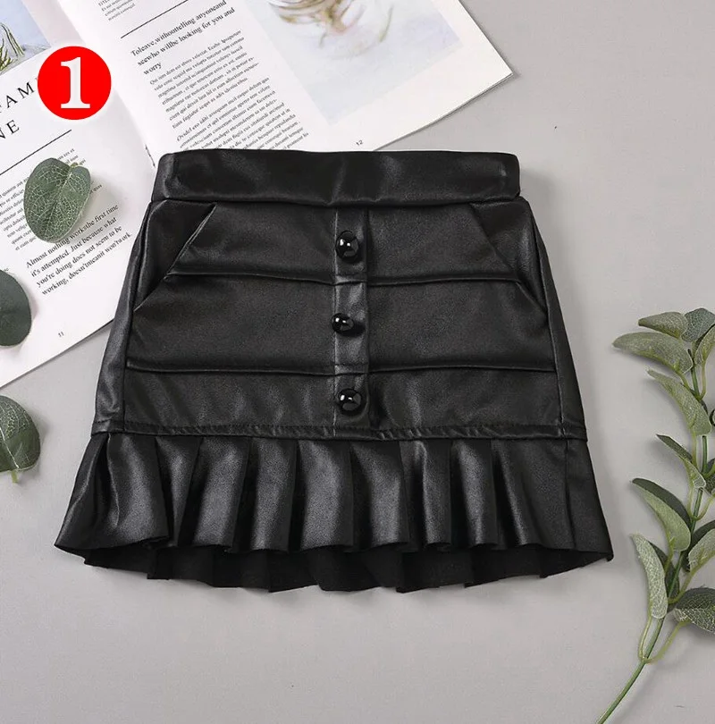 Girl Skirts Kids Pu Leather Good Quality Skirts Spring Autumn New Ruffles Princess Skirts Straight Children Clothes 6m-5y, Customized
Girl Skirts Kids Pu Leather Good Quality Skirts Spring Autumn New Ruffles Princess Skirts Straight Children Clothes 6m-5y, Customized