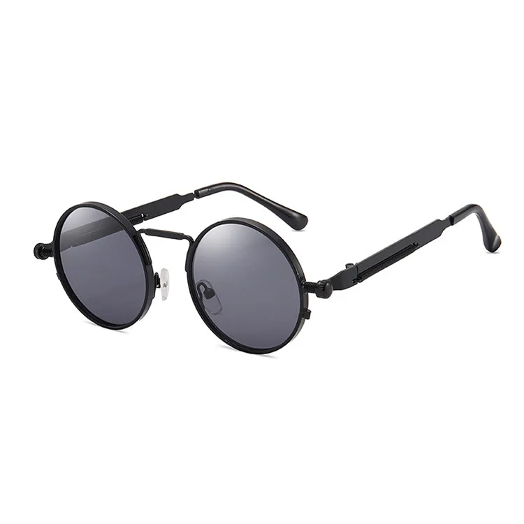 European And American Retro Punk Men And Women Spring Sunglasses Round Frame Hip Hop Sunglasses, Picture shows
European And American Retro Punk Men And Women Spring Sunglasses Round Frame Hip Hop Sunglasses, Picture shows