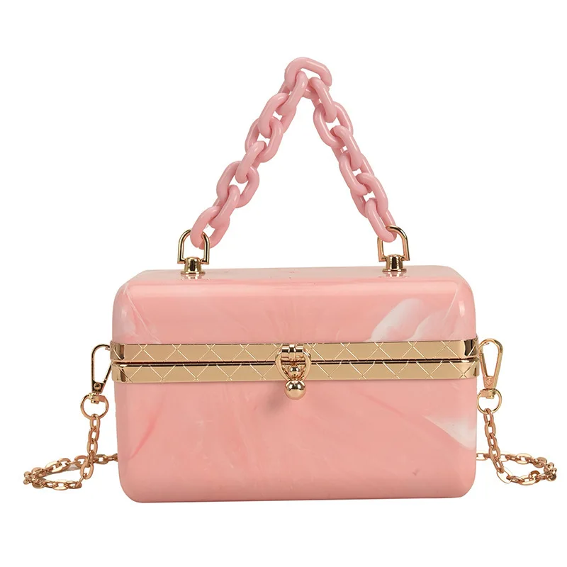 2022 Fashion Candy Chains Bag Wholesale Acrylic Crossbody Bag for Women Versatile Mini Boxycharm Glam Bag
2022 Fashion Candy Chains Bag Wholesale Acrylic Crossbody Bag for Women Versatile Mini Boxycharm Glam Bag