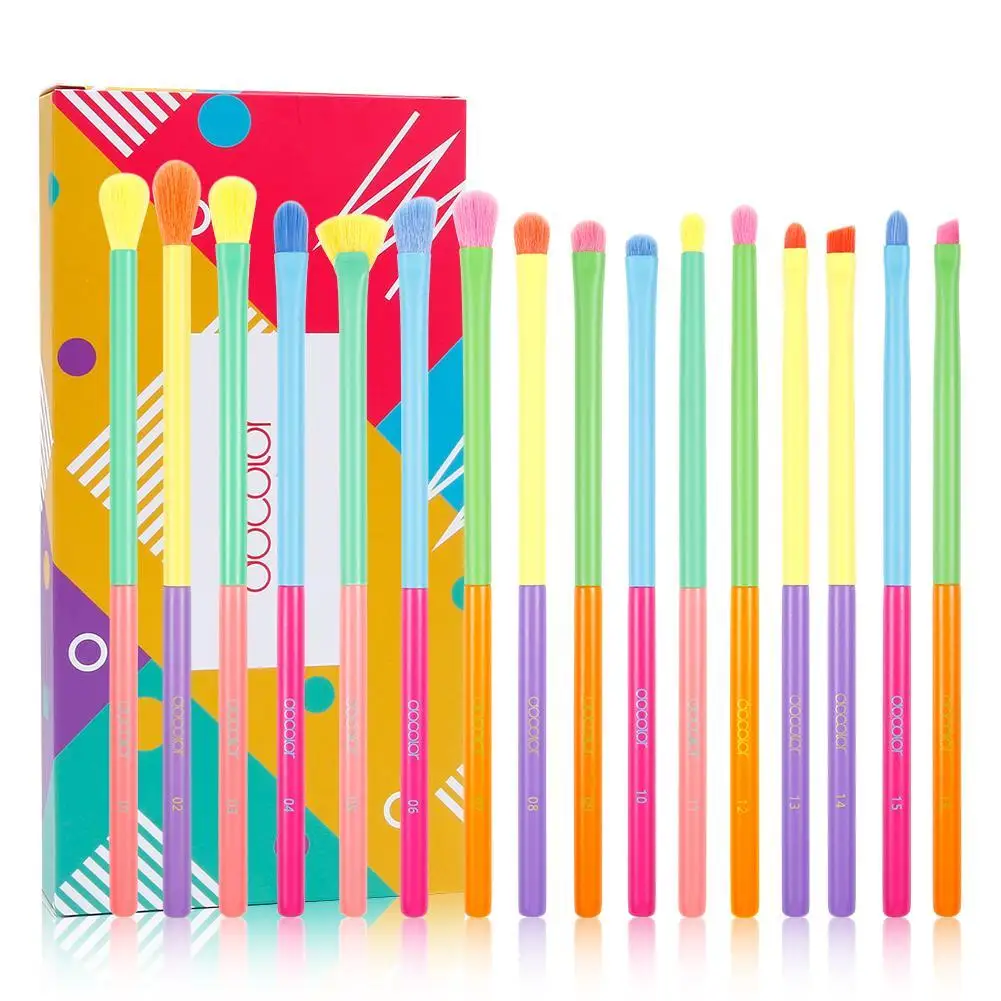 Docolor N1608 macaron 16pcs fancy cosmetics soft hair head aluminum tube fan lip eye eyebrow eyeliner makeup brush set
Docolor N1608 macaron 16pcs fancy cosmetics soft hair head aluminum tube fan lip eye eyebrow eyeliner makeup brush set