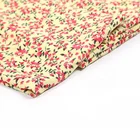 Custom Stock Africa Woven Flower Floral Rayon Viscose 100 Rayon Print Fabric