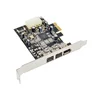 PCI Express FIREWIRE CARD 1394A+ 1394B TI chipset