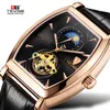 TEVISE Watch 8383D Custom Luxurious Tourbillon Moon Phase Watches Men Automatic Mechanical Watch
