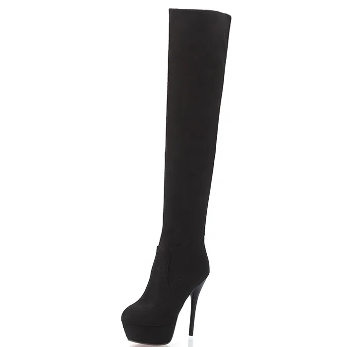 High Platform Boots Women's OverKnee High Heel Boots For Lady Winter Long Pull on Night Club Thigh High Boots, Black blue
High Platform Boots Women's OverKnee High Heel Boots For Lady Winter Long Pull on Night Club Thigh High Boots, Black blue