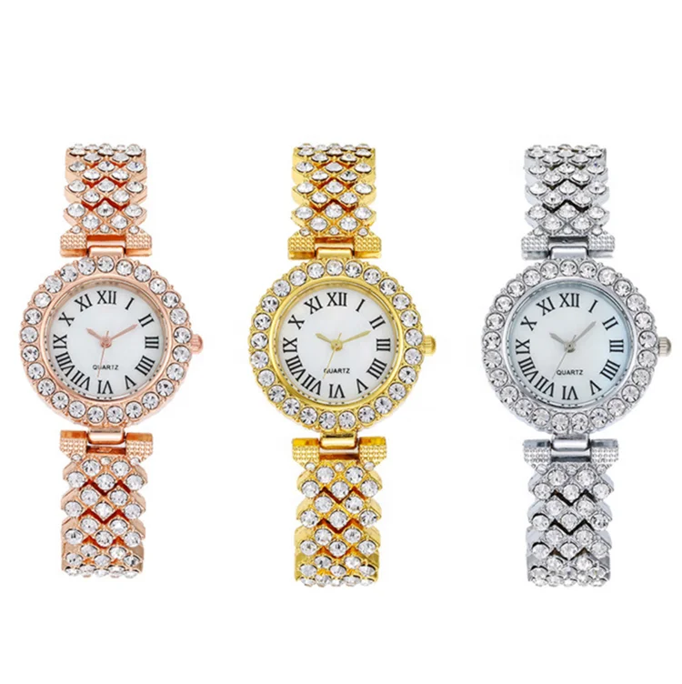 2 pieces set Rose Gold Watch For Girls Fashion Full diamond Alloy Watch Women Fancy With Crystal wrist watch
2 pieces set Rose Gold Watch For Girls Fashion Full diamond Alloy Watch Women Fancy With Crystal wrist watch