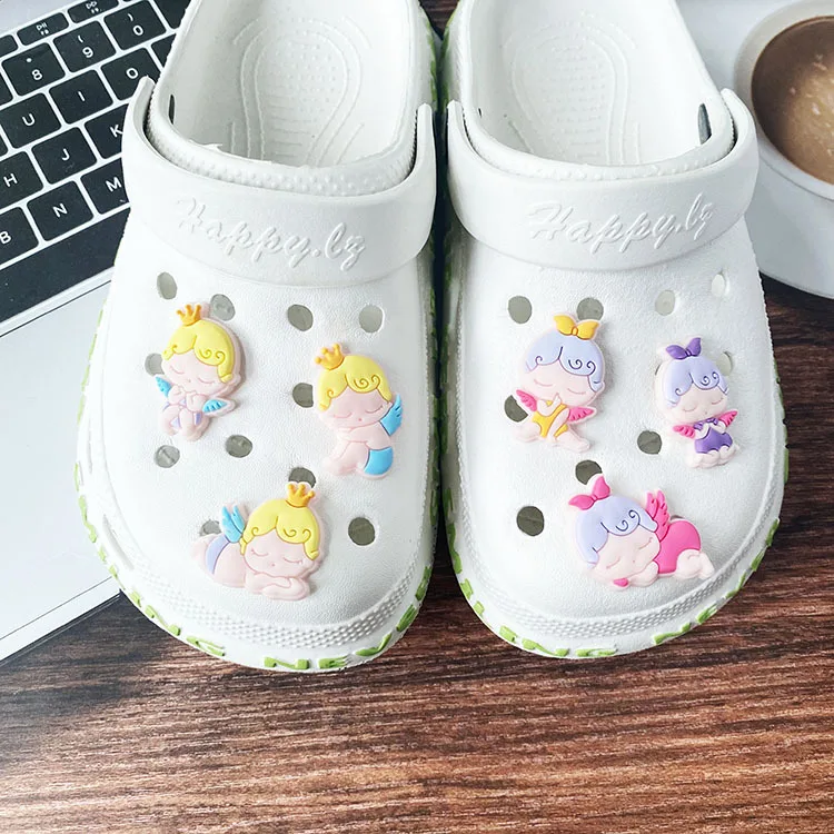 2022 design PVC cartoon children's shoes decoration angel baby crocodile shoes Charm
2022 design PVC cartoon children's shoes decoration angel baby crocodile shoes Charm