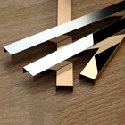 201 Stainless Steel Prices China Service Assurance Floor Ceramic Tiles Trim Black Titanium Tile Strip