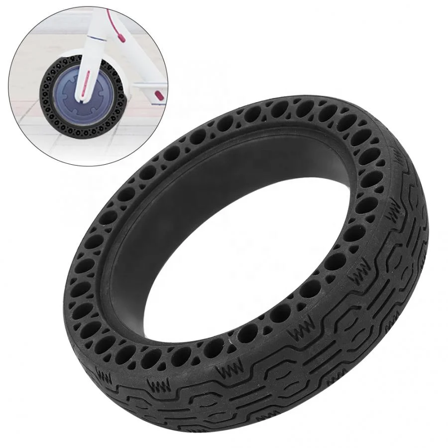 Replacement Honeycomb Rubber Damping Solid Tire 8.5 Inch Front/Rear Tire Wheel for Xiaomi M365 Electric Scooter, Black
Replacement Honeycomb Rubber Damping Solid Tire 8.5 Inch Front/Rear Tire Wheel for Xiaomi M365 Electric Scooter, Black