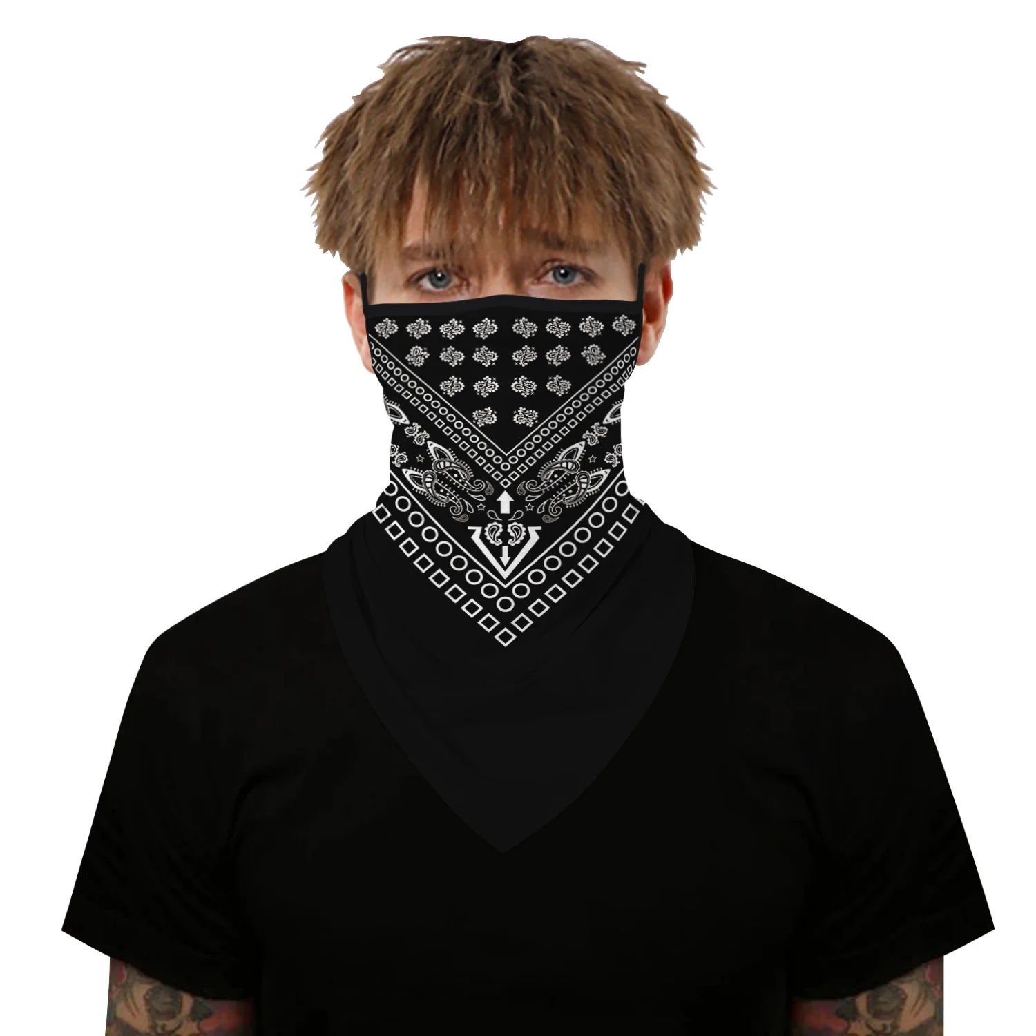 Wholesale Fashion Outdoor Unisex Bandana Motorcycle Face Scarf Triangular Bandage BXHE-014, Any color can be sublimation printed
Wholesale Fashion Outdoor Unisex Bandana Motorcycle Face Scarf Triangular Bandage BXHE-014, Any color can be sublimation printed