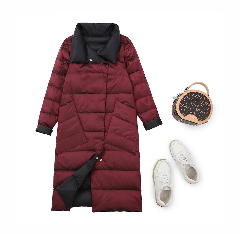 Waterproof Light Down Jacket Women's Waterproof Quilted Down Long Coat, Black,dark blue,wine red,white
Waterproof Light Down Jacket Women's Waterproof Quilted Down Long Coat, Black,dark blue,wine red,white