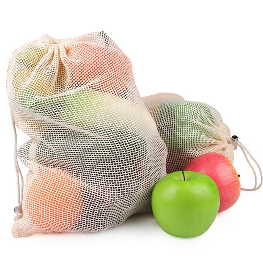 100% Biodegradable Cotton Reusable Mesh Cotton Produce Bag for Fruits Vegetable Grocery Shopping Organize, Natural
100% Biodegradable Cotton Reusable Mesh Cotton Produce Bag for Fruits Vegetable Grocery Shopping Organize, Natural