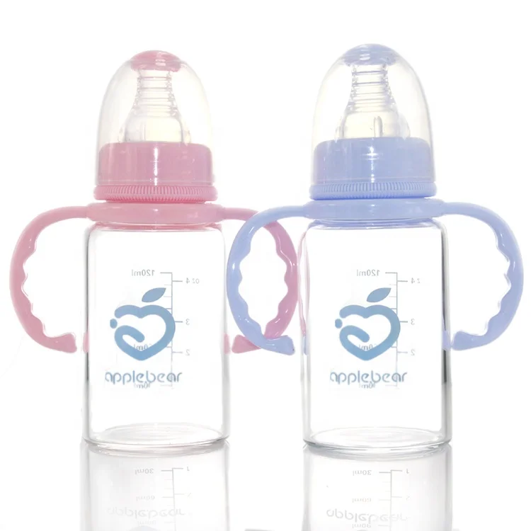 Apple bear feeding Newborn standard diameter glass Baby juice bottle wholesale 120 ml, Pink green
Apple bear feeding Newborn standard diameter glass Baby juice bottle wholesale 120 ml, Pink green
