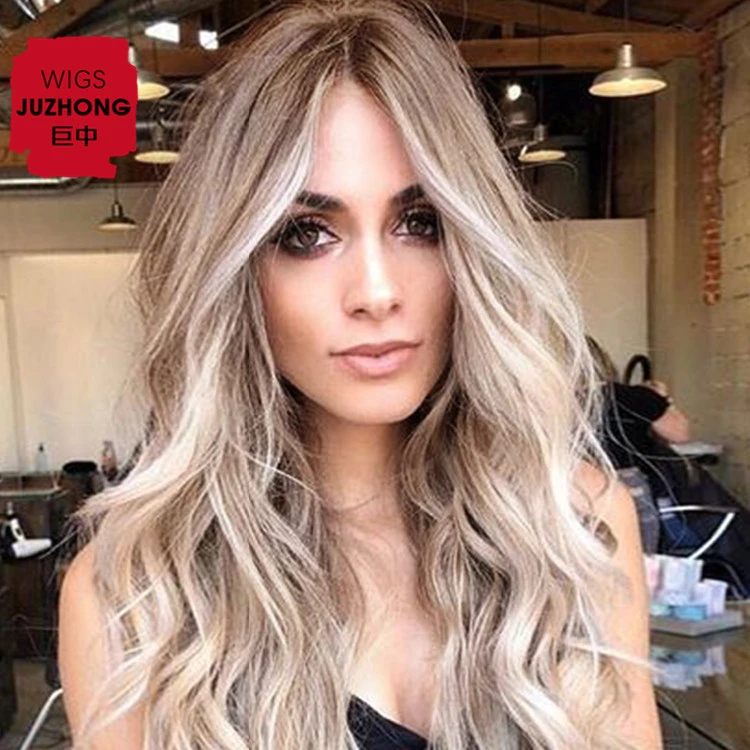 24 inch long waves synthetic wigs light gold mix color hair for Beautiful Women JUZHONG WIGS
24 inch long waves synthetic wigs light gold mix color hair for Beautiful Women JUZHONG WIGS