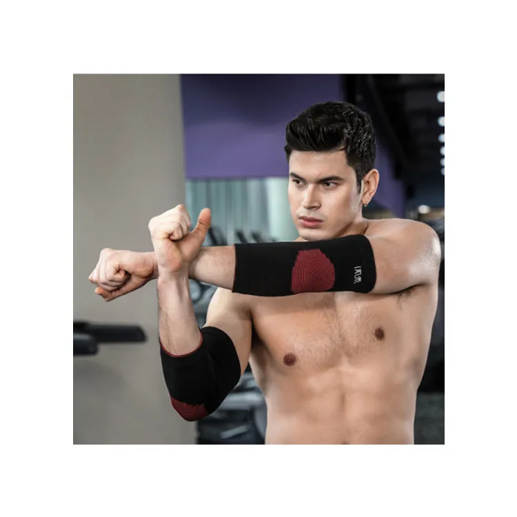 High Performance Elbow brace Breathable and soft fitness elbow protector, Red/orange/grey
High Performance Elbow brace Breathable and soft fitness elbow protector, Red/orange/grey