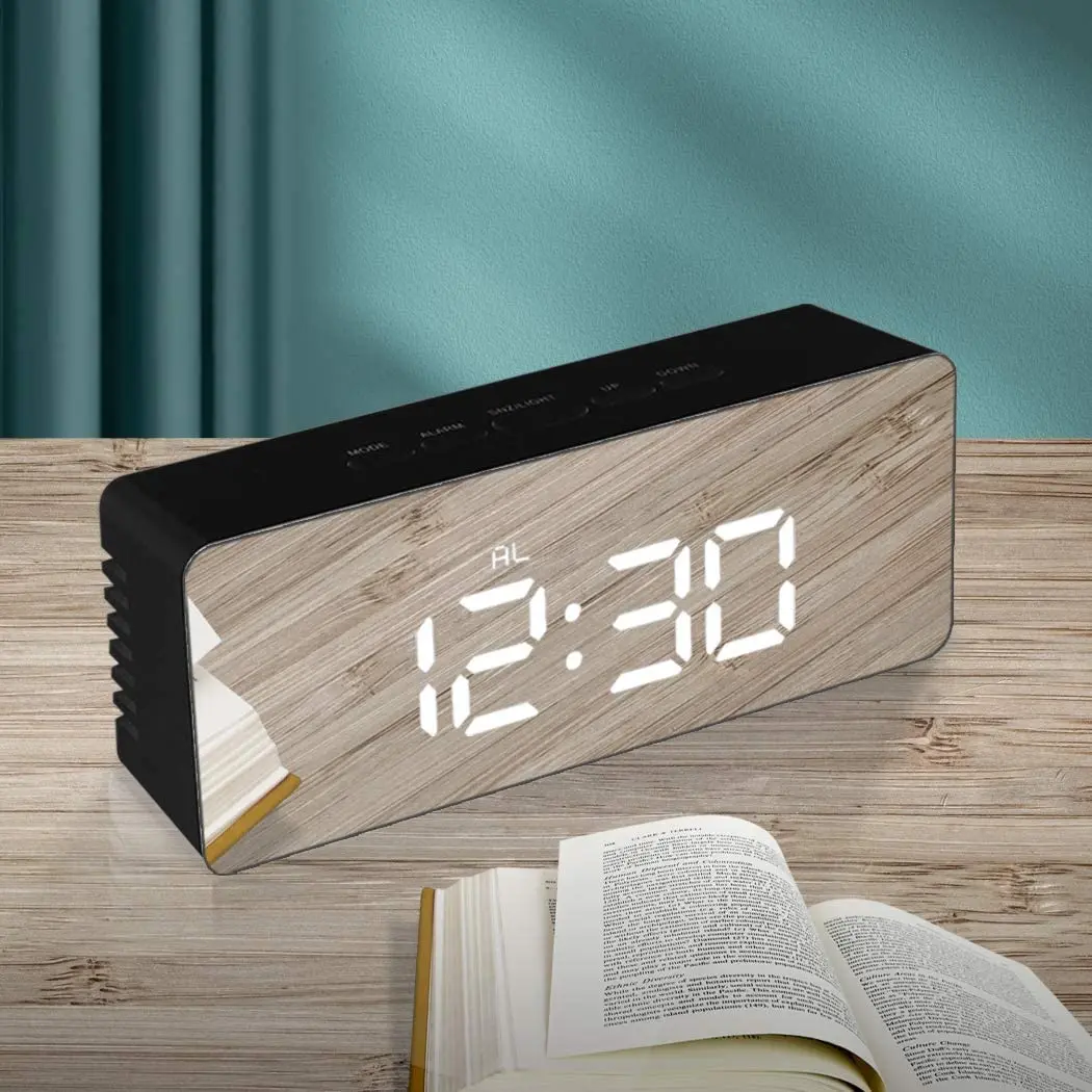 Free sample Cute mirror surface desk table Alarm Clock Temperature Digital alarm clock led large display, Black
Free sample Cute mirror surface desk table Alarm Clock Temperature Digital alarm clock led large display, Black