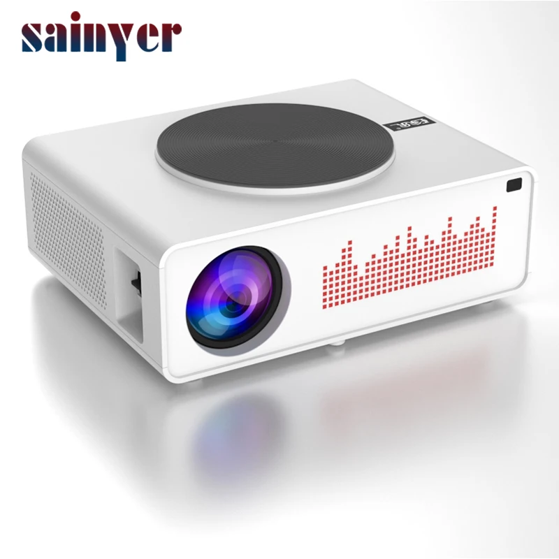 Sainyer Q10 Mini Full HD 1080P Projector LED Home Theater 6500 Lux Compatible TV Stick Laptop Smartphone Proyector, White
Sainyer Q10 Mini Full HD 1080P Projector LED Home Theater 6500 Lux Compatible TV Stick Laptop Smartphone Proyector, White
