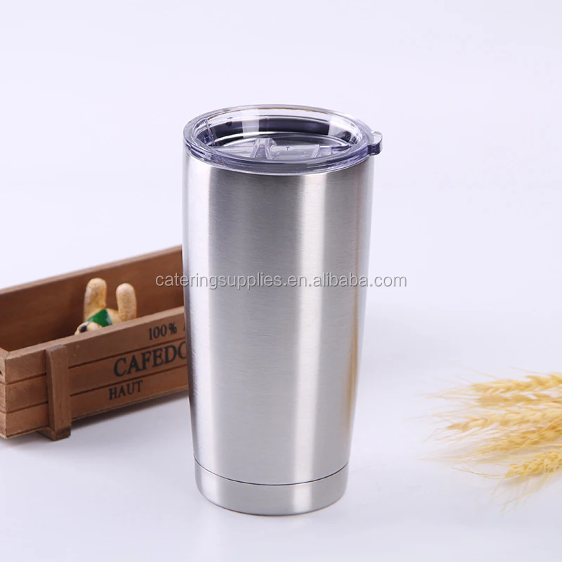 20oz YE'TI Outdoor Silver Stainless Steel Coffee Water Tumbler Thermal Car Cup with Lid
20oz YE'TI Outdoor Silver Stainless Steel Coffee Water Tumbler Thermal Car Cup with Lid