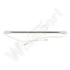 Professional mould design infrared heating lamp 16" silica quartz tube