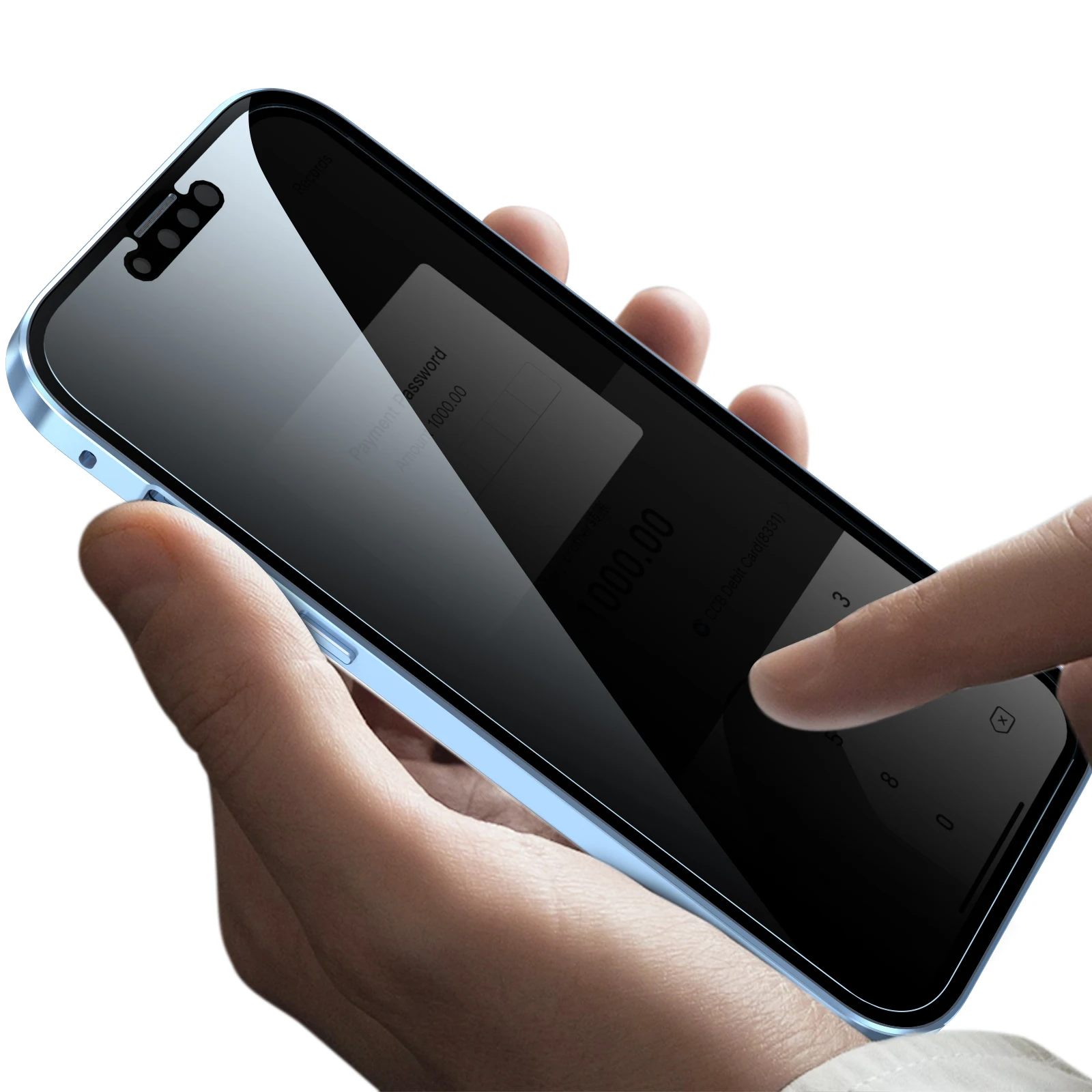 Metal Frame Anti Peeping Phone Case for iPhone 12 Pro Max 11 XS XR X 6 6s 7 8 Plus SE 2021 Double Sided Cover
Metal Frame Anti Peeping Phone Case for iPhone 12 Pro Max 11 XS XR X 6 6s 7 8 Plus SE 2021 Double Sided Cover