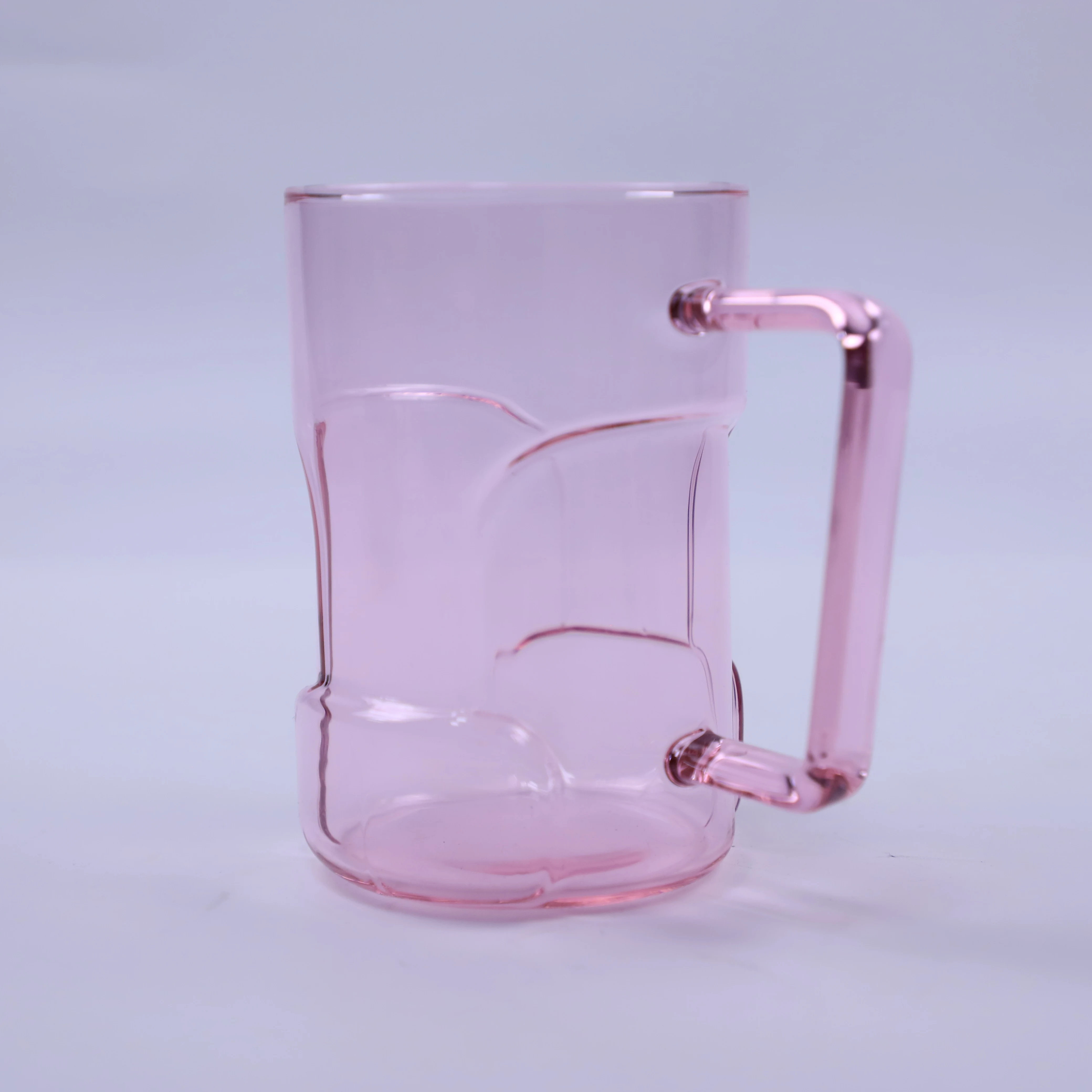 Big size high borosilicate hand made single wall glass cup with handle, Clear,blue,amber,dark amber,teal,green,milk green
Big size high borosilicate hand made single wall glass cup with handle, Clear,blue,amber,dark amber,teal,green,milk green