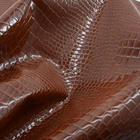 PU synthetic leather fastness crocodile suede leather bags fabric
