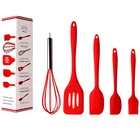 Food grade heat Resistant 5 Piece cooking utensils kitchen set accessories