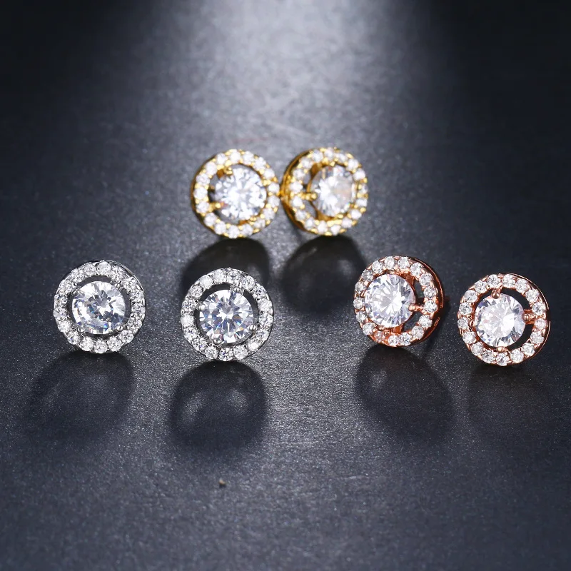 Rose Gold Simple Stud Earrings for Women Girls Small Zircon Earrings Korean Style Fashion shenzhen Jewelry Accessories, Golden
Rose Gold Simple Stud Earrings for Women Girls Small Zircon Earrings Korean Style Fashion shenzhen Jewelry Accessories, Golden