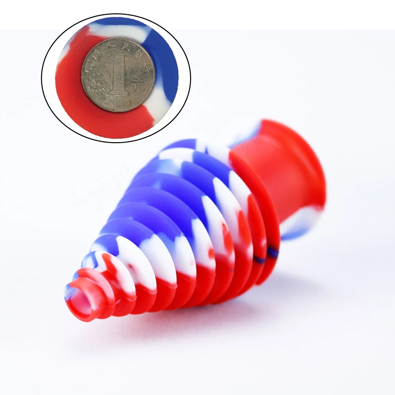 UKETA customized logo silicone mouth peace smoking filter tip water smoking pipes, Colorful
UKETA customized logo silicone mouth peace smoking filter tip water smoking pipes, Colorful