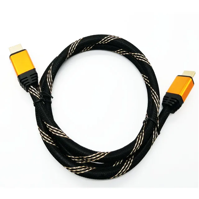 halee wholesale price gold plated copper 3m ps4 3D hdmi to hdmi cable with black color ccs wire - ANKUX.COM
