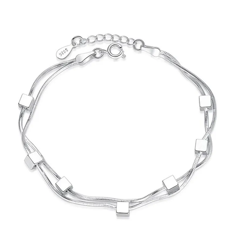 ENSHIR Best Selling Products Double Chain Star Cube Shape Round Bead Bracelet for Women, Picture
ENSHIR Best Selling Products Double Chain Star Cube Shape Round Bead Bracelet for Women, Picture