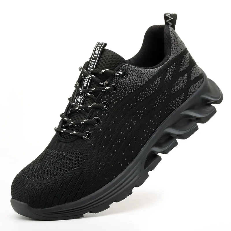 Four seasons general outdoor construction site puncture-proof rubber sole, lightweight and resilient men's safety shoes
Four seasons general outdoor construction site puncture-proof rubber sole, lightweight and resilient men's safety shoes