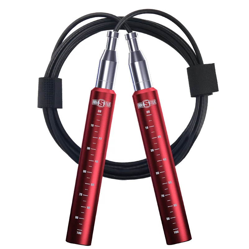 INNSTAR Proprietary technology Auto-lock Rope Skipping jumping rope adjustable Speed Jump Rope, Black/ red/ blue/ white
INNSTAR Proprietary technology Auto-lock Rope Skipping jumping rope adjustable Speed Jump Rope, Black/ red/ blue/ white