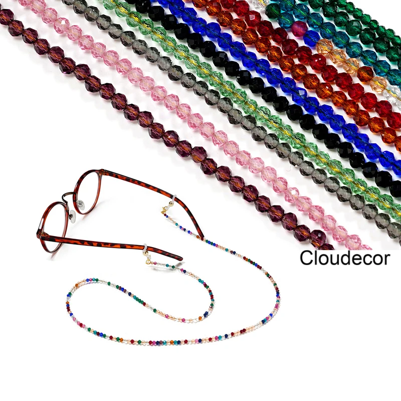 Tourmaline Eyewear Lanyard Neck Cord Chain Mask Rope Beads Sunglasses Spectacles Holder Necklace Cut Crystal Glasses Chain
Tourmaline Eyewear Lanyard Neck Cord Chain Mask Rope Beads Sunglasses Spectacles Holder Necklace Cut Crystal Glasses Chain