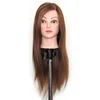 Cosmetology 100% Human Hair Training Mannequin Doll Head For Barber Practice