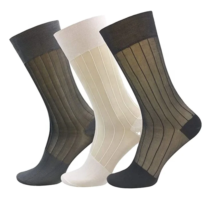 Solid Color Men Silk Socks stripe Hose Stocking Male Formal Dress Suits Socks Sheer Thin Sexy Socks Collection, Multi color
Solid Color Men Silk Socks stripe Hose Stocking Male Formal Dress Suits Socks Sheer Thin Sexy Socks Collection, Multi color