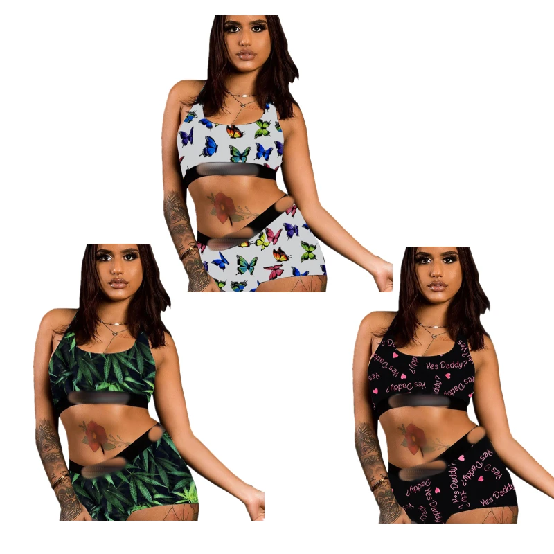 Yoga Crop Tank Top 2 Piece Biker Shorts Set 2021 Summer E thika Women Set Custom High Waist Two Peice Shorts Set, 9 colors
Yoga Crop Tank Top 2 Piece Biker Shorts Set 2021 Summer E thika Women Set Custom High Waist Two Peice Shorts Set, 9 colors