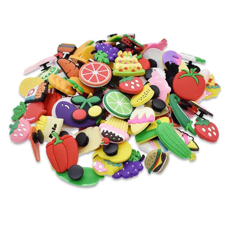 Fashion kids summer custom decoration pvc rubber fruit flower kids designer shoe charms, As pic
Fashion kids summer custom decoration pvc rubber fruit flower kids designer shoe charms, As pic