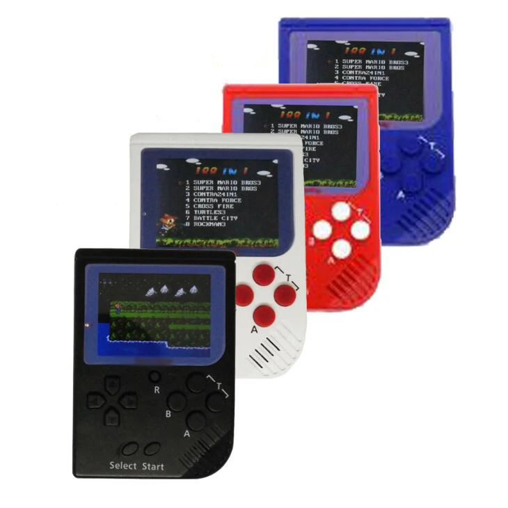 Mini Handheld Game Console 8-Bit 2.5 Inch Color LCD Kids Game Player Built-in 188 Classic games, Black blue red white
Mini Handheld Game Console 8-Bit 2.5 Inch Color LCD Kids Game Player Built-in 188 Classic games, Black blue red white
