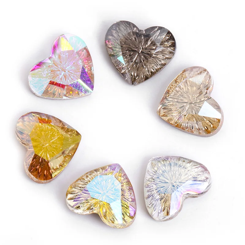 Nail Art heart shape Arc carved Rhinestones Diy Crystal Stones Glass Rhinestones For Charms 3d Nail Art Decorations
Nail Art heart shape Arc carved Rhinestones Diy Crystal Stones Glass Rhinestones For Charms 3d Nail Art Decorations