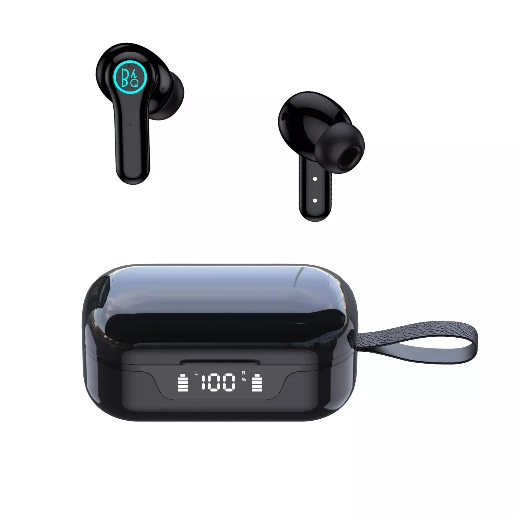 HBQ ANC Pro TWS V5.1 Headset Active Noise Cancelling With LED Display Portable Wireless Touch Control Earbuds Earphone, Black, white
HBQ ANC Pro TWS V5.1 Headset Active Noise Cancelling With LED Display Portable Wireless Touch Control Earbuds Earphone, Black, white